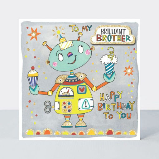 Picture of BRILLIANT BROTHER BIRTHDAY CARD